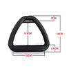 Gymnastics Rings with Adjustable Straps for Adult Child Full Body Strength Training Pull Ups Fitness Exercise Workout (Size : 2m) () view 4