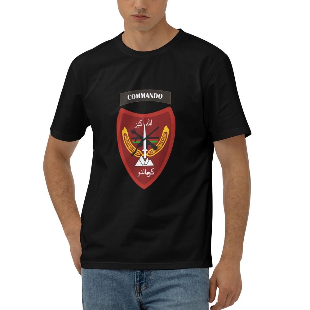 Afghan National Army Commando Corps Men's Cotton Casual T-Shirt