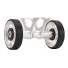 NineFit Basics Mudguard Easywheel Mudguard Rollers Wheels Double Wheel for for Folding Bike for (Silver), Generichqicgpks4d-14 view 1
