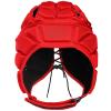 ZENFUN Rugby Helmet Shell, Soft Padded Headgear for Soccer, Red Protective Football Headguards for Youth, Scrum Cap for Kids, Extra Large Size view 3