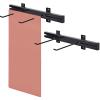 Tandefio Yoga Mat Wall Mount Rack Adjustable Exercise Mat Storage Shelf Hanging Foam Roller Organizer with 2 Hooks for Fitness Home Gym Workout view 1