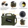 COOZMENT 5 Gallon (19L) Portable Water Containers with Spigot, BPA Free Water Jug, Military Green Water Tank, Multifunction Water Storage Containers for Camping Outdoor Hiking,Emergency Stroage view 2