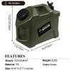 COOZMENT 5 Gallon (19L) Portable Water Containers with Spigot, BPA Free Water Jug, Military Green Water Tank, Multifunction Water Storage Containers for Camping Outdoor Hiking,Emergency Stroage view 3