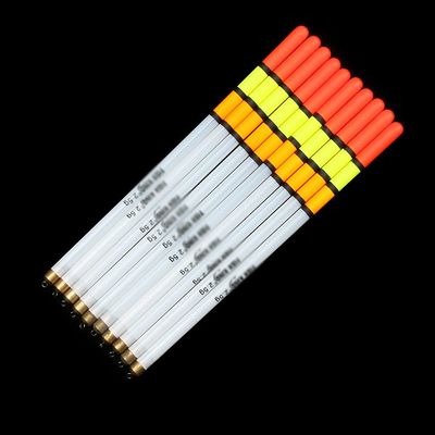 10Pcs 2.0/3.0g Plastic Flotteur Buoy Clear Fishing Floats Floating Stem Tubes Kits Tackle Accessories (Size : Transparent -2.0) ()