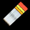 10Pcs 2.0/3.0g Plastic Flotteur Buoy Clear Fishing Floats Floating Stem Tubes Kits Tackle Accessories (Size : Transparent -2.0) () view 1