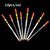 10Pcs 2.0/3.0g Plastic Flotteur Buoy Clear Fishing Floats Floating Stem Tubes Kits Tackle Accessories (Size : Transparent -2.0) () view 3