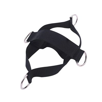 4 D - Rings Ankle Strap for Cable Machines and Resistance Bands Women/Men Sizes Glute Leg Band for Fitness Gym Workout Stretching (1 Piece One Size)