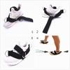 4 D - Rings Ankle Strap for Cable Machines and Resistance Bands Women/Men Sizes Glute Leg Band for Fitness Gym Workout Stretching (1 Piece One Size) view 2
