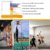 KYZTMHC Vertical Jump Measurement Tool Sport Vertical Jump Pole with Wheels Standing Heavy Duty Vertical Leap Measurer Jumping Ability Measure (Color : Yellow, Size : 5.5-11.8ft) view 2