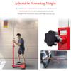 KYZTMHC Vertical Jump Measurement Tool Sport Vertical Jump Pole with Wheels Standing Heavy Duty Vertical Leap Measurer Jumping Ability Measure (Color : Yellow, Size : 5.5-11.8ft) view 3