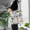 ENSIANTH Horror Movie Inspired Ghost Lover Tote Bag Skull Merch Jack and Sally Fans Gift Zero Ghost Dog Shoulder Bag view 2