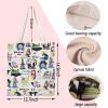 ENSIANTH Horror Movie Inspired Ghost Lover Tote Bag Skull Merch Jack and Sally Fans Gift Zero Ghost Dog Shoulder Bag view 4