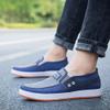 Men's Loafers Casual Slip On Canvas ShoesLightweight Breathable Walking Driving Shoes for All Seasons Size 9.5 Blue view 2