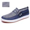 Men's Loafers Casual Slip On Canvas ShoesLightweight Breathable Walking Driving Shoes for All Seasons Size 9.5 Blue view 4