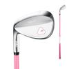 PSUFURV Left Handed Junior Golf Sand Wedge for High Spin with CNC Milled Face - Lightweight Golf Club Wedge 56 Degree (Pink,Age 5-8) view 1