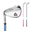 PSUFURV Left Handed Junior Golf Sand Wedge for High Spin with CNC Milled Face - Lightweight Golf Club Wedge 56 Degree (Pink,Age 5-8) view 2