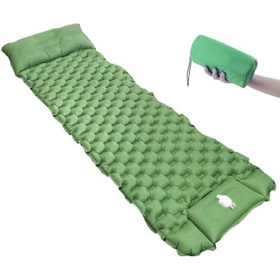 GaRcan Inflatable Sleeping Mattress Inflatable Sleeping Mat Lightweight, Portable Sleeping Pad, Ultralight Camping Mattress with Pillow, Ultralight and Small Pack Size, for Hiking and Outdoor