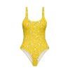 Psaytomey Women's Plus Size One Piece Swimsuit Banana Print Casual Round Neck Tummy Control Halter Bathing Suit Athletic Swimwear Sexy Swimsuit for Women Trendy view 3