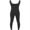 Hedmy Mens One Piece Workout Jumpsuits Stretchy Tank Unitard Rompers Workout Bodybuilding Bodysuit Black X-Large view 4