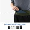 WATERFLY Running Belt Fanny Pack: Runner Marathon Jogging Waist Pack Sport Workout Exercise Fitness Phone Holder Belt for Men Women Jogger Slim Waistband view 3