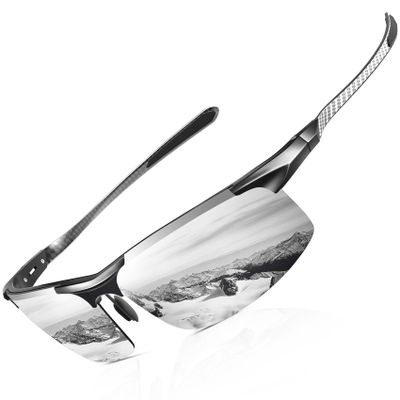ANYLUV Polarized Sunglasses for Men Carbon Fiber Sunglasses with UV400 Protection for Fishing Driving Gift