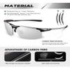 ANYLUV Polarized Sunglasses for Men Carbon Fiber Sunglasses with UV400 Protection for Fishing Driving Gift view 4