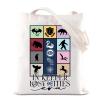 ENSIANTH KOTLC Inspired -Foxfire Academy Tote Bag Bookish Handbag Black Swan Gift KOTLC Bookish Gift (Keeper bag)