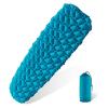 GaRcan Outdoor Inflatable Sleeping Mat TPU Camping Ultra Light Diamond Portable Mat (Blue One Seat) view 3