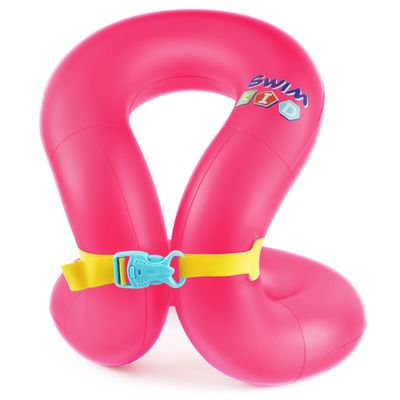 Kids Swim Vest, Pool Floaties for Kids 3-5 yrs, Learn to Swim Arm Float Fits Children 33-50 Lbs, Swim Trainer with Dual Air Chambers & Adjustable Safety Buckle, Swimming Ring for Beach & Pool