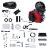 ZERNEIL 49CC Gas Powered Bike Engine Motor Kit, 4-Stroke Engine Conversion Kit Air-Cooled Pull Start Petrol Bike Engine with Belt, OHV Motorized Bicycle Motor Full Set for Bicycle Scooter Bike view 1