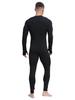 Lorilida Men's One Piece Skin-Tight Athletic Unitard Full Body Jumpsuit Spandex Dancewear Catsuit Black X-Large view 2