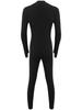Lorilida Men's One Piece Skin-Tight Athletic Unitard Full Body Jumpsuit Spandex Dancewear Catsuit Black X-Large view 4