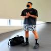 BOOMLEMON Mens Mesh Graphic Print Shorts Casual Fashion Cool Shorts Retro Active Gym Streetwear Short Pants(Novelty Little Lightning XS) view 3