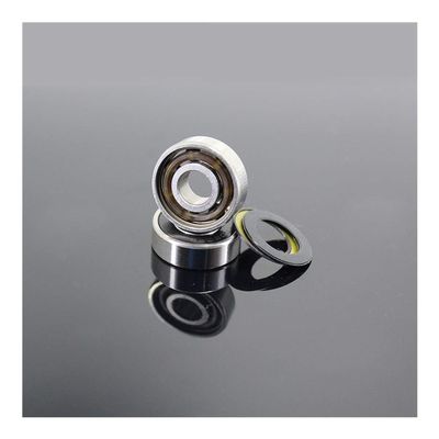 KNKQZXVDF 608 2RS Hybrid Ceramic Bearing ABEC-7 8x22x7mm Skateboard Spinner Ceramic Nitride Pro Series Ball Bearings 608RS Si3N4