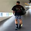BOOMLEMON Mens Mesh Graphic Print Shorts Casual Fashion Cool Shorts Retro Active Gym Streetwear Short Pants(Novelty Little Lightning S) view 4