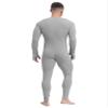 Lejafay Men Spandex Athletic Jumpsuit Full Body Skin-Tight Unitards Bodysuit Catsuit Dance Costume Gray X-Large view 2