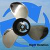 AQUAMAN Outboard Propellers for Honda Marine Motor BF25 BF30HP 9 7/8x13 Stainless Boat Prop,10 Tooch view 4