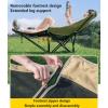 2pcs Beach Chair Lounger Lightweight Beach Chair with Foot Rest Portable Recliner for Adults with Adjustable Backrest Storage Bag Folding Camping Chair for Fishing Outside Sports Picnic,Black, 1 view 4