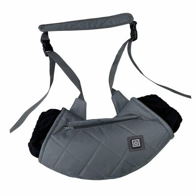 XHTLLO USB Heated Hand Muff, Electric Hand Warmer Pouch with Adjustable Temperature, for Winter Outdoor Activities(Grey)