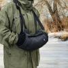XHTLLO USB Heated Hand Muff, Electric Hand Warmer Pouch with Adjustable Temperature, for Winter Outdoor Activities(Grey) view 2