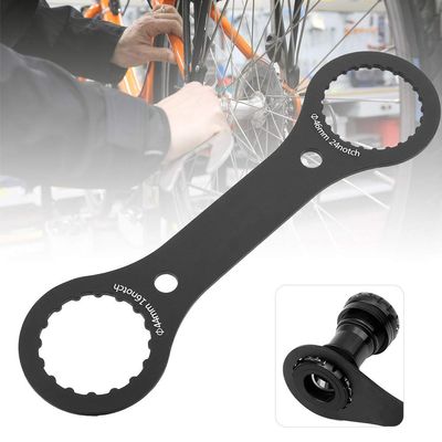 EIMSOAH Aluminum Alloy Bottom Bracket Wrench, Bracket Spanner Hollow Crankset Install Disassemble Tool, Cycling Accessory, for Mountain