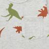 2T Boys Clothes Toddler Little Boys Summer Outfits Dinosaur T-Shirt & Shorts Clothing Set, Brown Dino 2-3T/90cm view 4