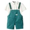 GINZOUS Men's Y2K Fancy Color Bib Overalls Shorts Size 29 Turquoise view 1
