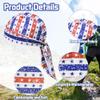 8Pcs Do Rag Skull Cap for Men Women Sweat Wicking Doo Rag Helmet Liner Cooling Cap Motorcycle Cycling Head Wraps Bandana Beanie Hat view 2