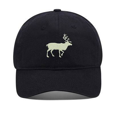 Baseball Hats Mens Women Animal Moose 2 Embroidered Unisex Classic Adjustable Outdoor Dad Cap for Men (Black,7 1/2)
