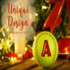 CybGene Initial Softball Gifts for Girls Teenager for Senior Night Birthday Graduation Christmas, Softball Ball for Team 12" - P view 3