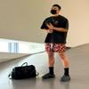 BOOMLEMON Mens Mesh Graphic Print Shorts Casual Fashion Cool Shorts Retro Active Gym Streetwear Short Pants(Novelty Leopard M) view 3