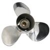 AQUAMAN Outboard Propellers for Honda Marine Motor BF25 BF30HP 9 7/8x11 Stainless Boat Prop,10 Tooch view 1