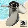 AQUAMAN Outboard Propellers for Honda Marine Motor BF25 BF30HP 9 7/8x11 Stainless Boat Prop,10 Tooch view 3