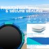 Inflatable Water Trampoline for Lake  10FT Recreational Water Bouncer for Beach, Floating Trampoline with Electric Pump, Beyond Marina Pool Bouncer for Adults for Outdoor Sports, Blue Green view 4